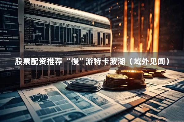 股票配资推荐 “慢”游特卡波湖（域外见闻）